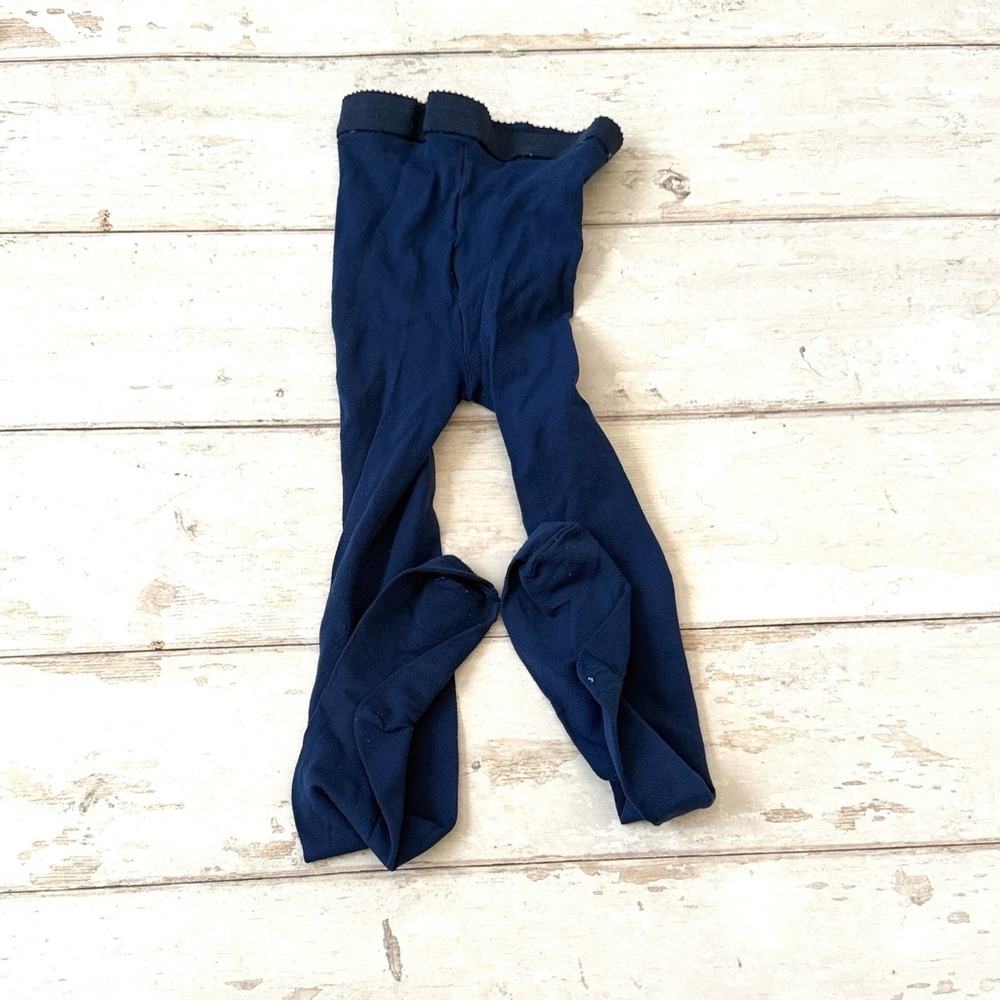 Women’s S/M Blue Tights Nylons Pantyhose Size 2 4 Small